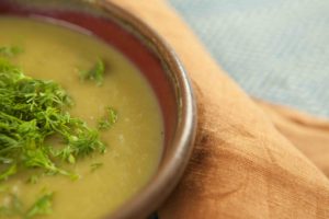 Paleo potato and leek soup