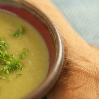 Paleo potato and leek soup