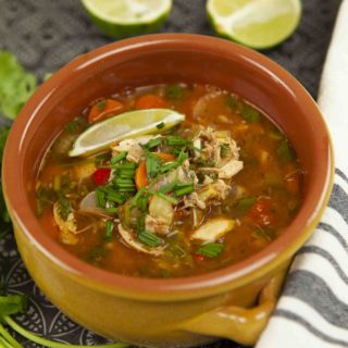 southwestern chicken and vegetable soup